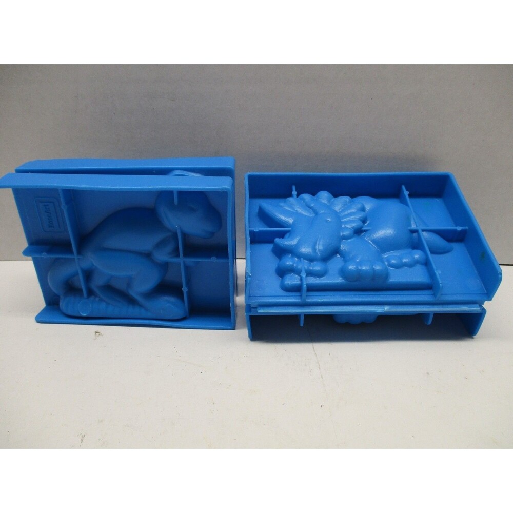 Vintage RoseArt Dinosaur Molds Arts Kids Crafts
